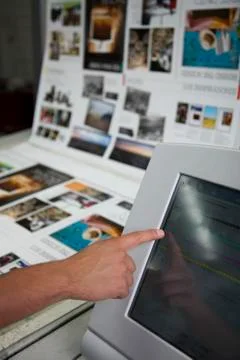 Print production Stock Photos