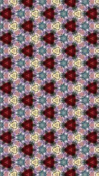 Print seamless patterns (Red, Blue, Black, White, Brown, Yellow, Mixed Color, Stock Illustration