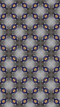 Print seamless patterns (Red, Blue, Black, White, Brown, Yellow, Mixed Color, Stock Illustration