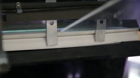 Print sheets loading in printing press Stock Footage 81814329