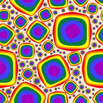 Print, Сolorful seamless pattern Stock Illustration