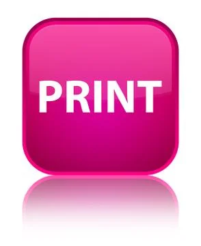 Print special pink square button Stock Illustration