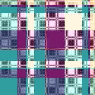 Print texture pattern plaid, sixties seamless fabric background. Card check.. Illustrazione stock