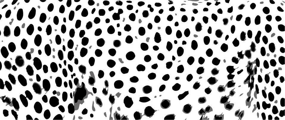 Print texture pattern snow leopard jaguar white leopard cheetah Stock Illustration
