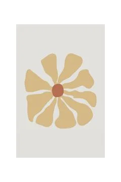 Printable abstract botanical wall decor Stock Illustration