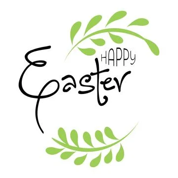 Printable Bible Verse for Easter. Stock Illustration