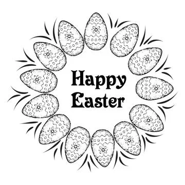 Printable Bible Verse for Easter Stock Illustration