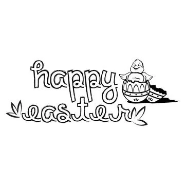 Printable Bible Verse for Easter Stock Illustration