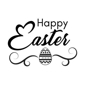 Printable Bible Verse for Easter Stock Illustration