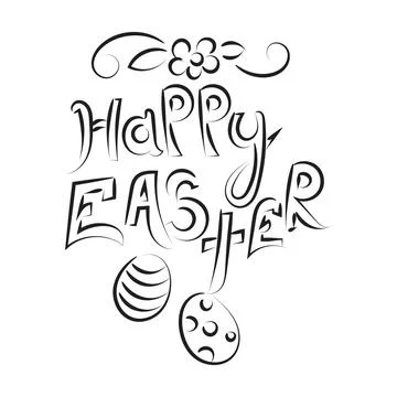 Printable Bible Verse for Easter Stock Illustration