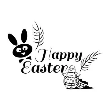 Printable Bible Verse for Easter Stock Illustration