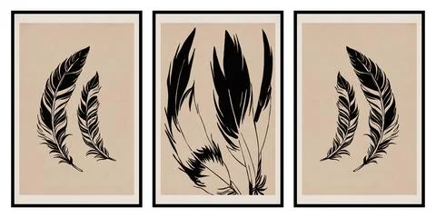 Printable botanical illustration. Rustic style home decor, wall decoration,.. Illustrazione stock