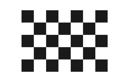 Printable Checkered Race Flag Vector Illustrazione stock