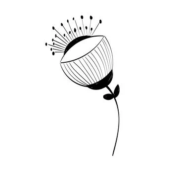 Printable flower Embroidery pattern design. Stock Illustration