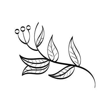 Printable flower Embroidery pattern design Stock Illustration