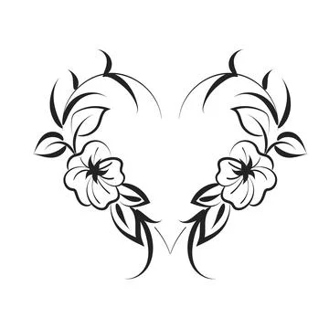 Printable flower Embroidery pattern design. Stock Illustration