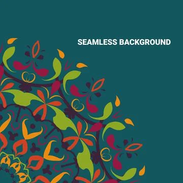 Printable package art element. Asian flower shape. Stock Illustration