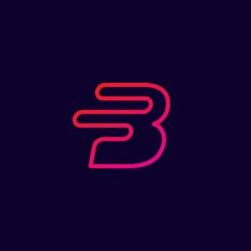 Printabstract fb logo , fb / bf logo clean and modern style Stock Illustration