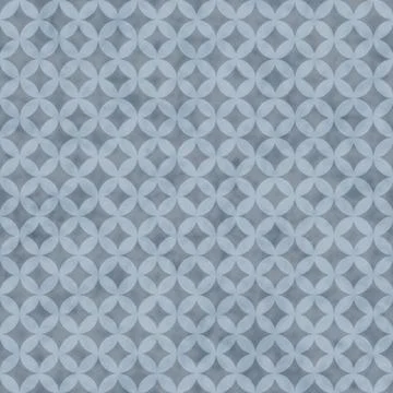 Printblue interconnected circles tiles pattern repeat background Stock Illustration