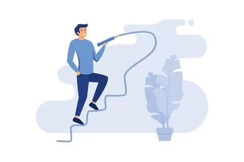 PrintBusiness development successful, strategy to reach business target or ca Stock Illustration