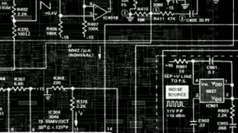 Printed circuit board 003 Vj Loop Particle Srobe 库存影片 22144645