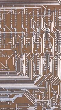 Printed Circuit Board at day Foto stock