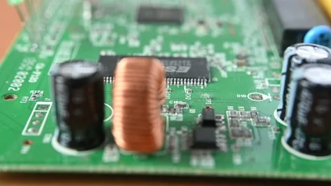 Printed circuit board Stock Footage 186657683