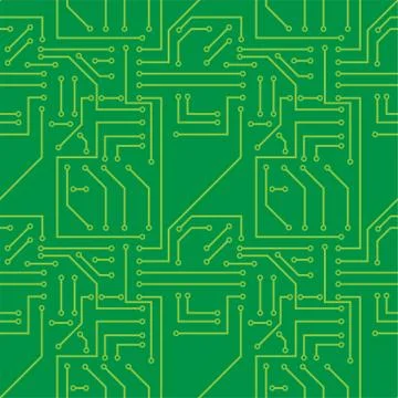 Printed circuit board Stock Illustration
