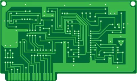Printed circuit board Stock Illustration