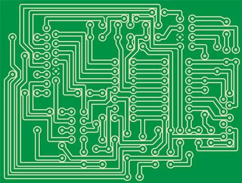 Printed Circuit Board Stock Illustration
