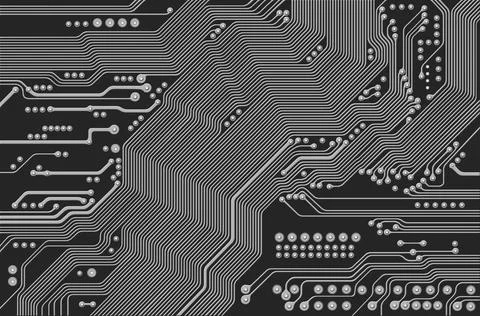 Printed circuit board Stock Illustration