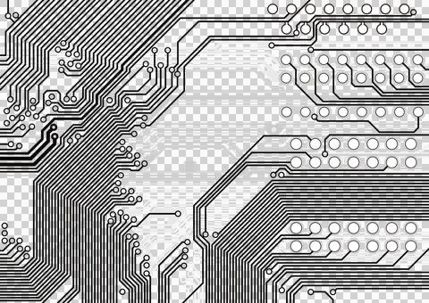 Printed circuit board Stock Illustration