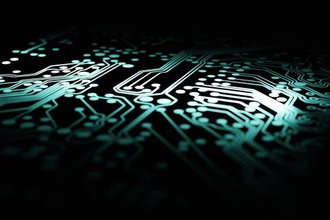 Printed circuit board Stock Illustration
