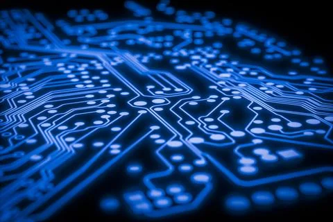 Printed circuit board Stock Illustration