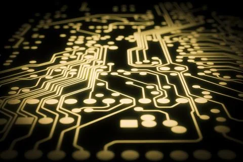 Printed circuit board Stock Illustration