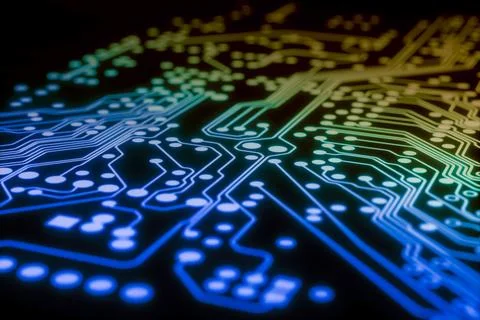 Printed circuit board Stock Illustration
