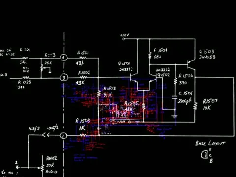 Printed circuit board - SD Vj Loops 库存影片 22156283