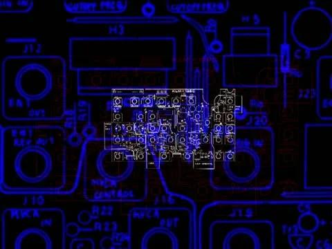 Printed circuit board - SD Vj Loops 库存影片 22156362
