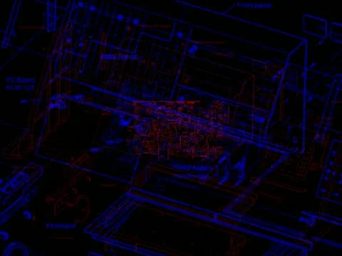 Printed circuit board - SD Vj Loops 库存影片 22156450
