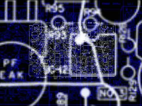Printed circuit board - SD Vj Loops 库存影片 22156620
