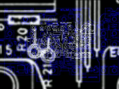 Printed circuit board - SD Vj Loops Stockbeeldmateriaal 22156655