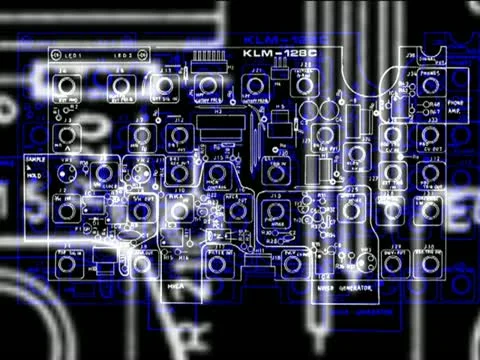 Printed circuit board - SD Vj Loops 库存影片 22156700