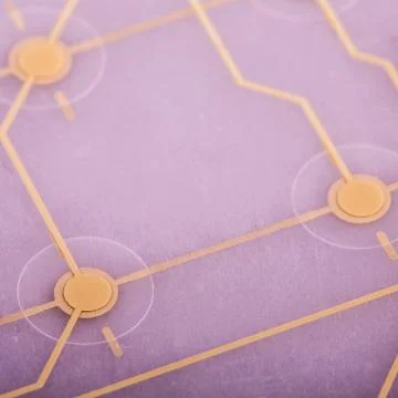 Printed circuit from keyboard Stock Photos
