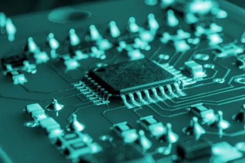 Printed circuits Stock Photos