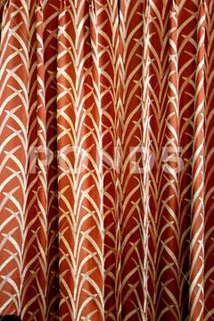 Printed Curtain Fabric Design Stock Photos