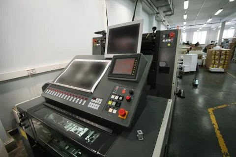 Printed equipment Stock Photos