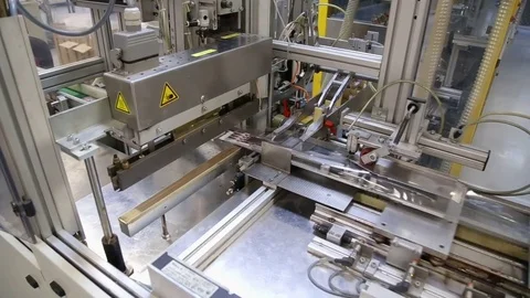 Printed material - finishing process Vídeo Stock 75227306