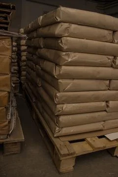 Printed order in a warehouse Stock Photos