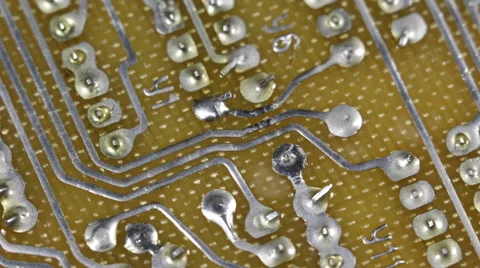 Printed Texture Scheme Electronic Main Board Circuit Connectivity Circuitry Line Stock Footage 44354048