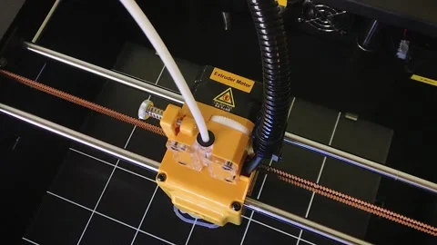 Printer 3d device with numerically controlled machine,models polymer plastic 스톡 동영상 231234964